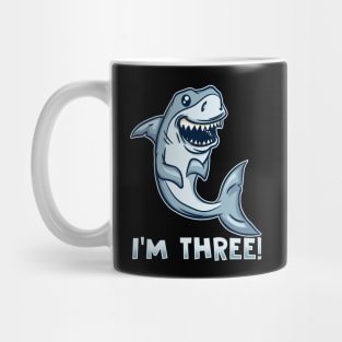 I'm Three - Shark Boy 3rd Birthday T-Shirt Mug